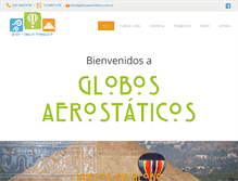 Tablet Screenshot of globosaerostaticos.com.mx